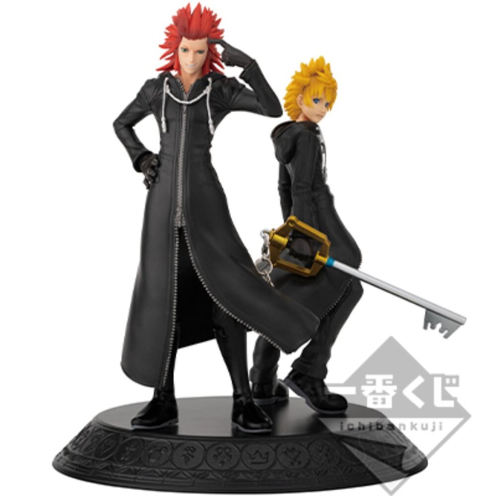 Kingdom Hearts Bandai Ichiban Kuji 2nd Memory Last One Award Roxas And Axel Fig